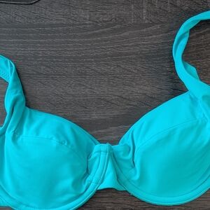 Vibrant Turquoise Bikini Top